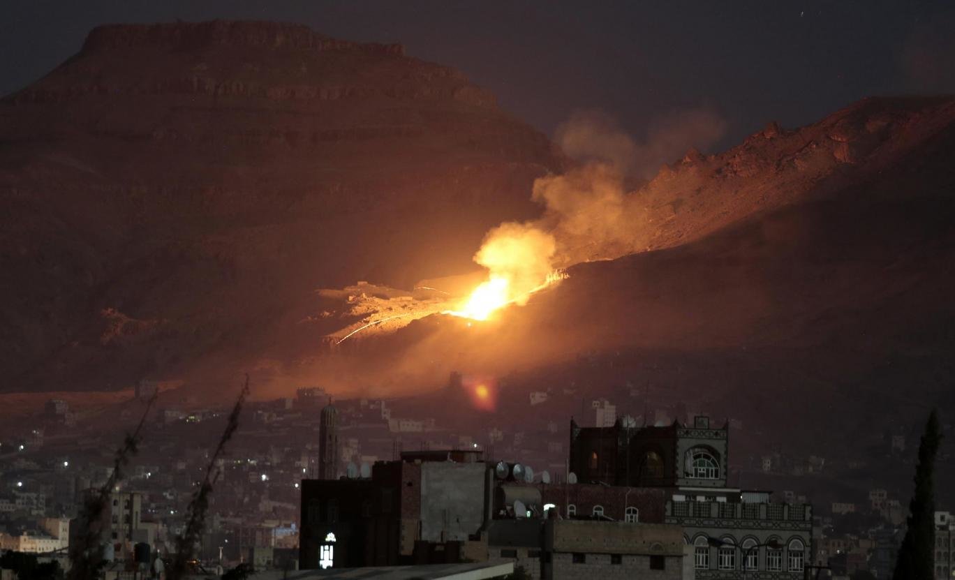 bombing yemen, saudi destruction yemen infrastructure