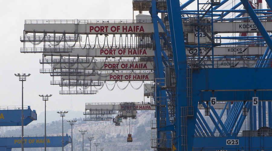 Port of Haifa Israel trade