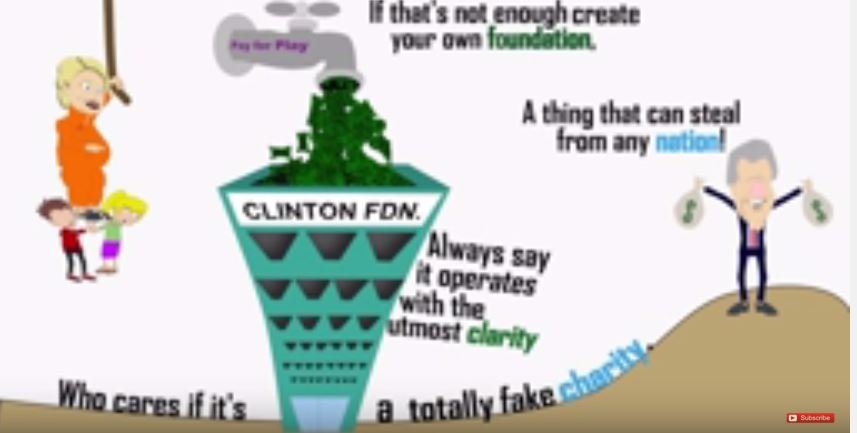 Hillary Clinton talk show animation