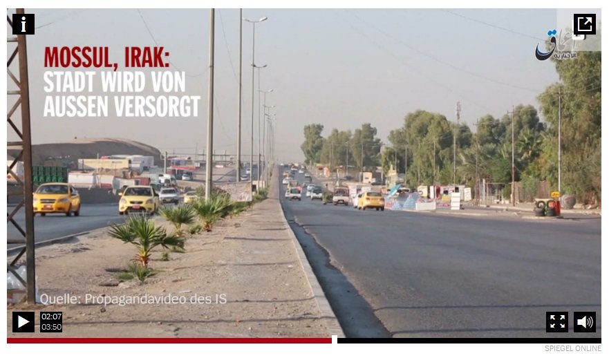 Click to enlarge Picture of Mosul in Spiegel Online video