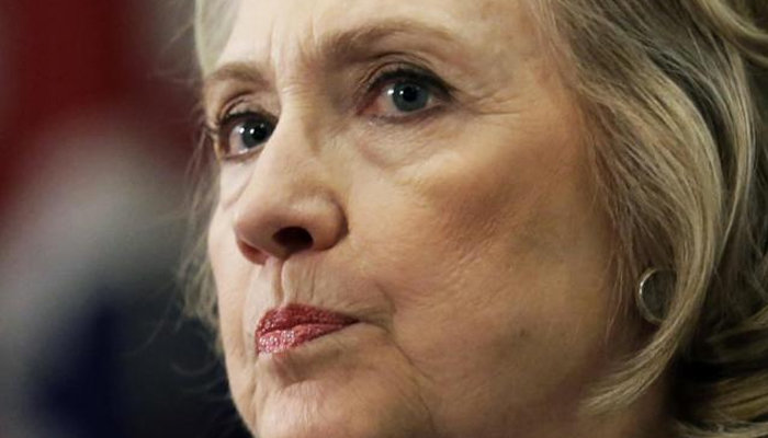 hillary clinton mean stern face