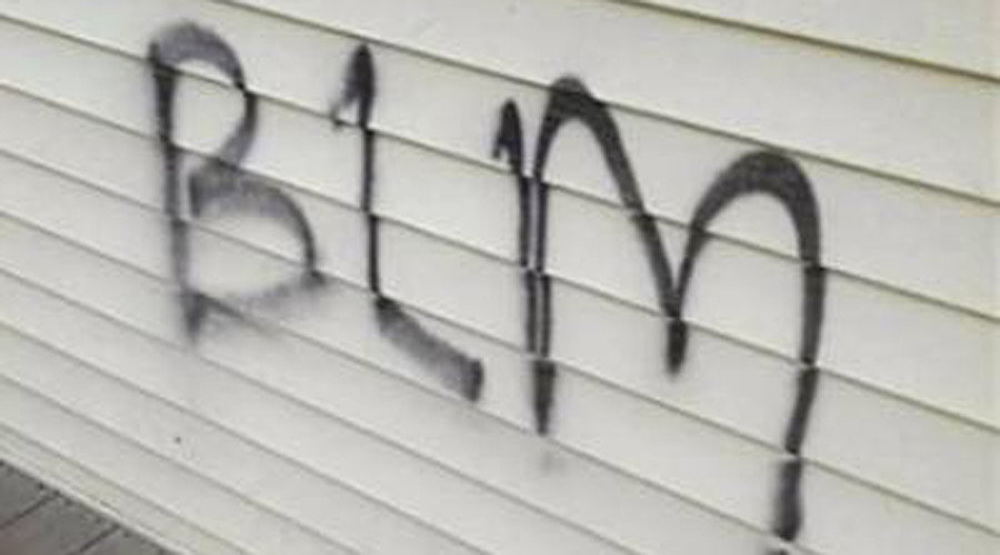 Maria Daly boston police officer's wife frames black lives matter for break in
