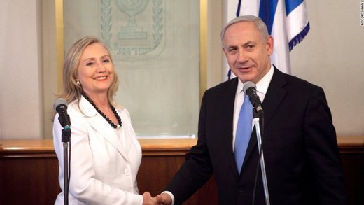 Click to enlarge Clinton Netanyahu