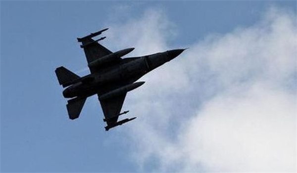 US fighter jet