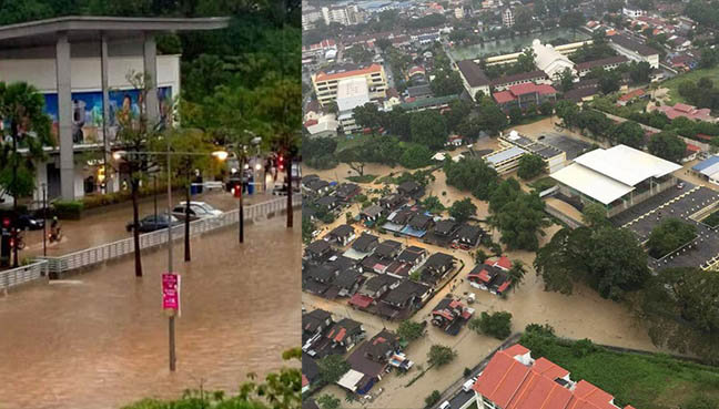 Penang flash flood leaves thousands stranded