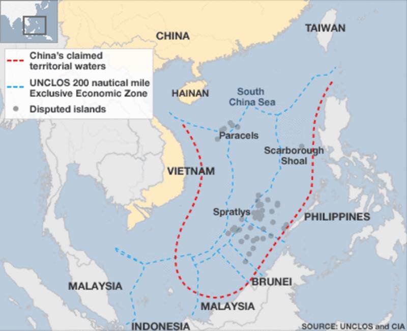 Click to enlarge china parcel spratley islands