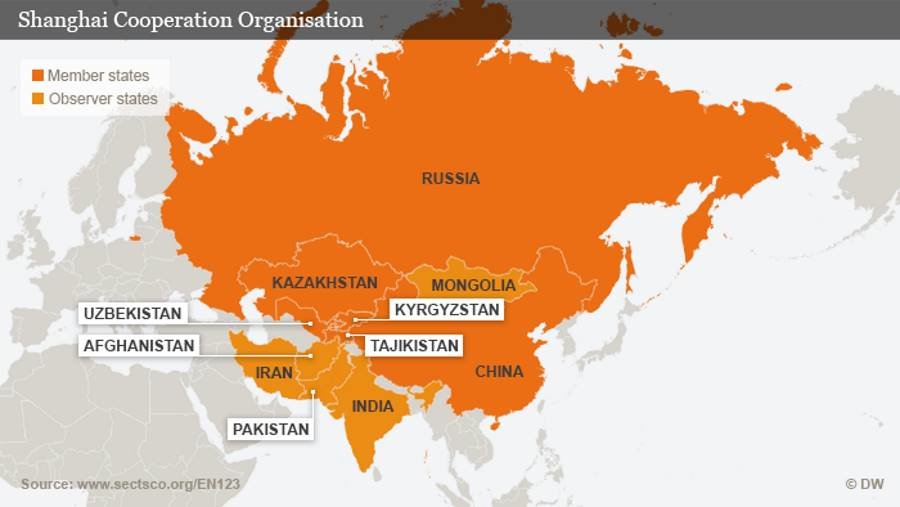 Click to enlarge Shanghai Cooperation Organization SCO