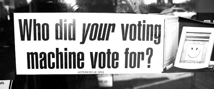 voting sign