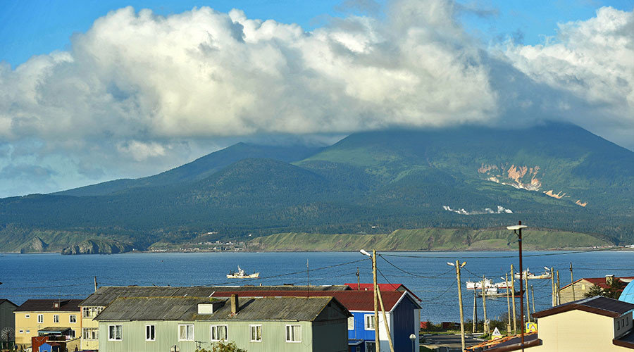 Southern Kurils island