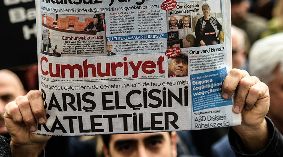 Click to enlarge Cumhuriyet newspaper