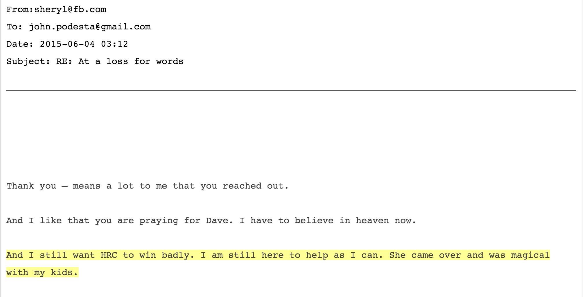 podesta email