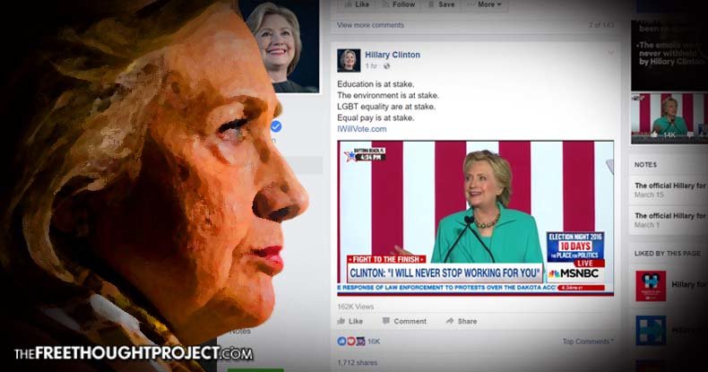 Click to enlarge clinton facebook