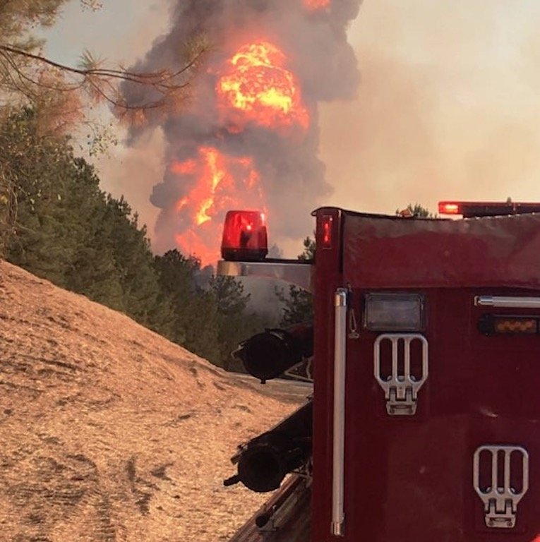 Colonial pipeline gas explosion