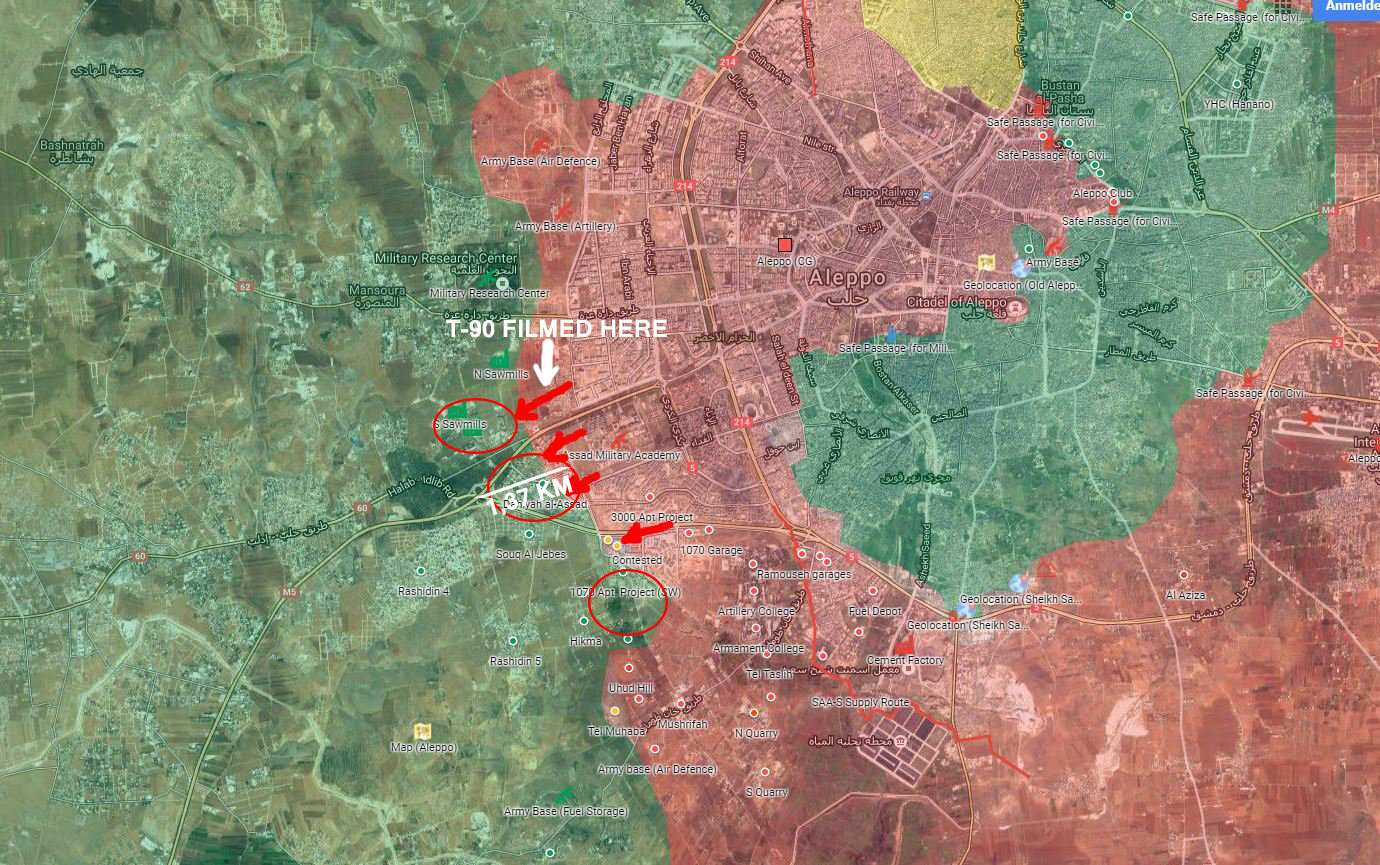 Click to enlarge aleppo battle map