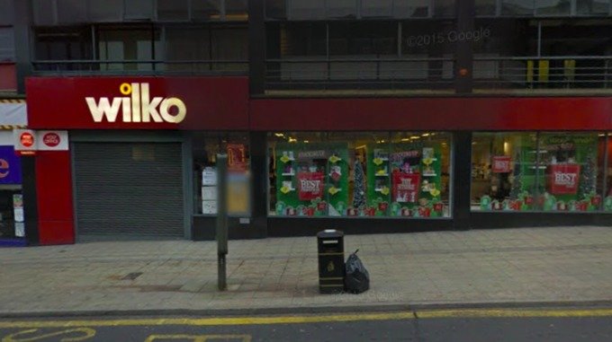 store front Wilko