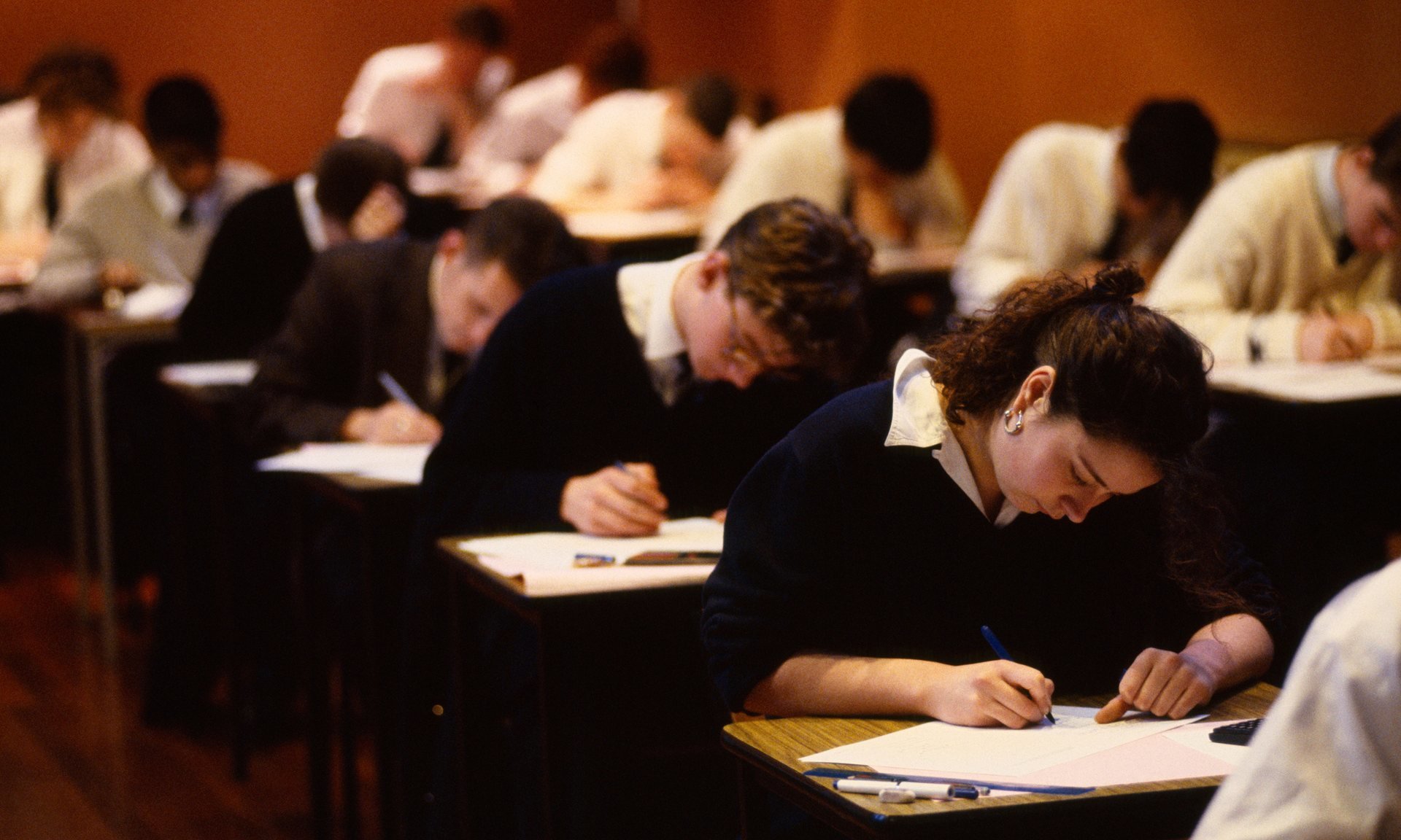 Click to enlarge Everyone is born creative, but it is educated out of us at school Exams