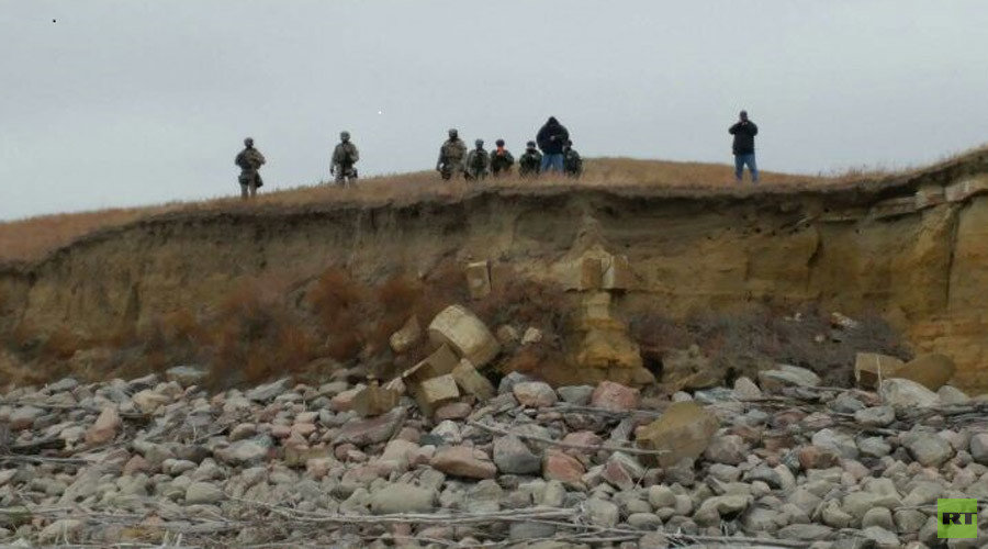 Click to enlarge National Guard Dakota Access Pipeline