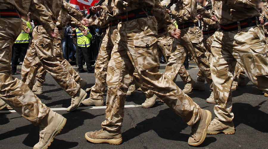 Click to enlarge UK soldiers