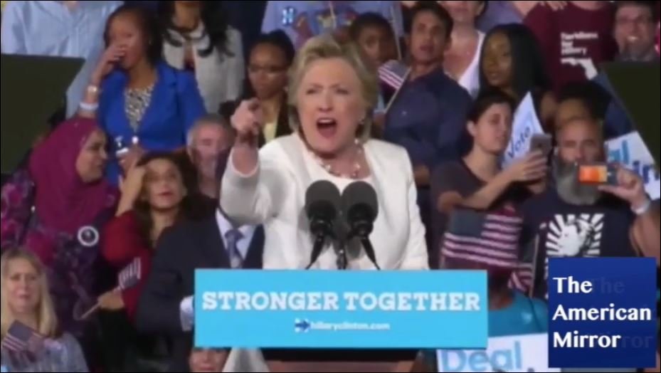 Click to enlarge Angry Hillary Clinton