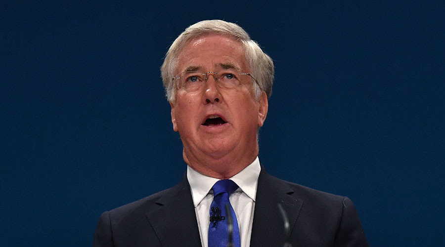 Click to enlarge British Defence Secretary Michael Fallon