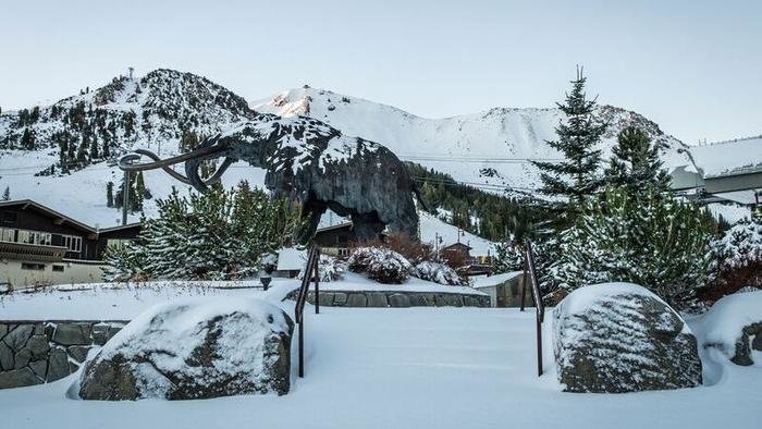 Several early storms have coated Mammoth Mountain, a major resort five hours from Los Angeles.