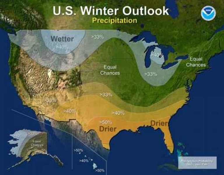 US rain forecast