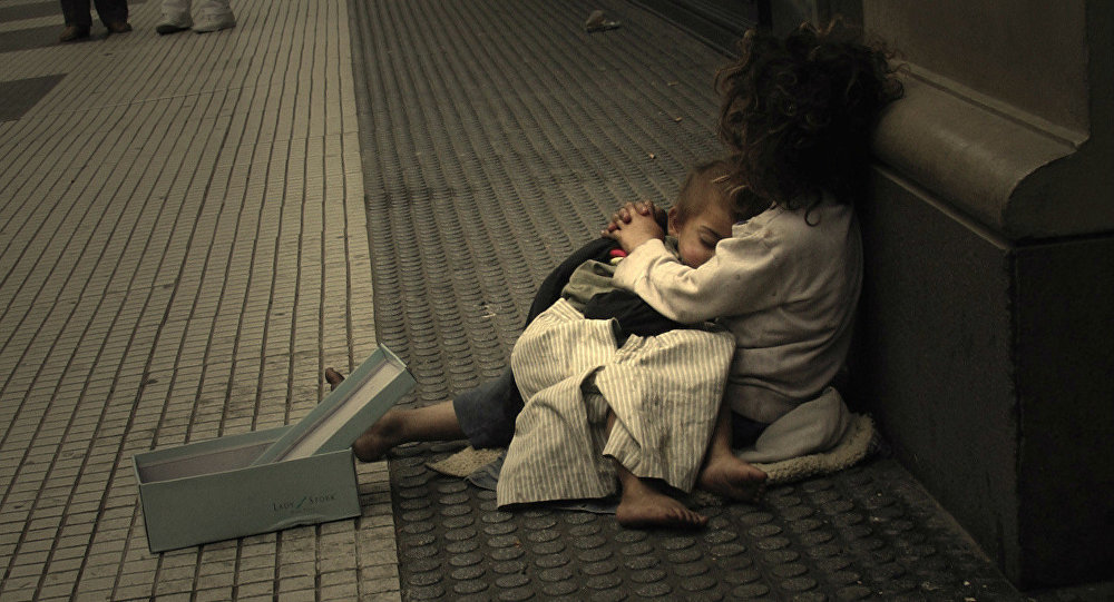 Click to enlarge homeless children