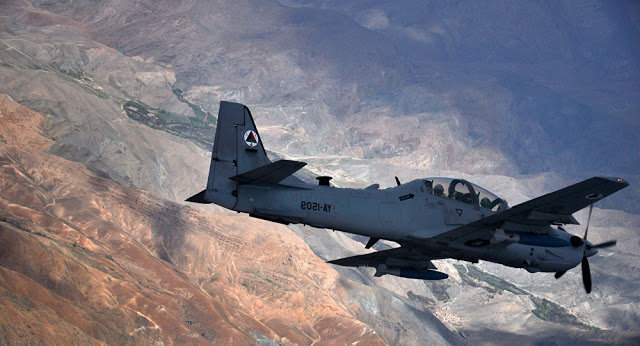 Click to enlarge Afghan fighter jet