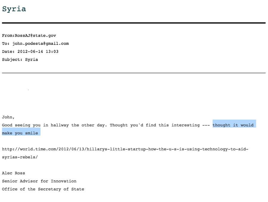 hillary isis wikileaks
