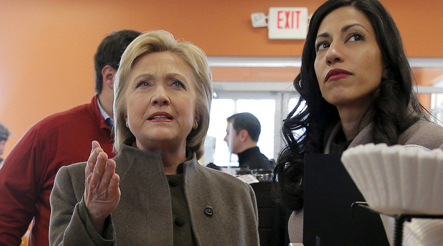 Hillary Clinton and Huma Abedin