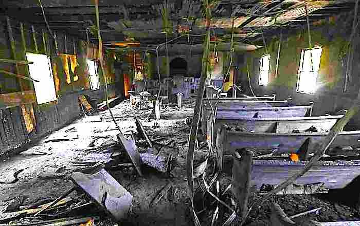 Church burned Mississippi