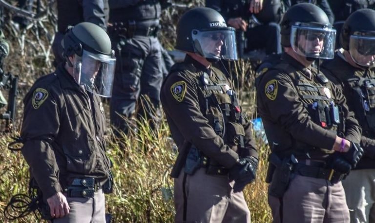 standing rock police