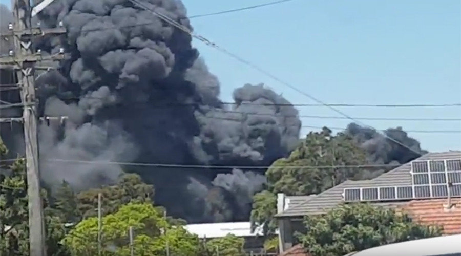 smoke from Sydney fire