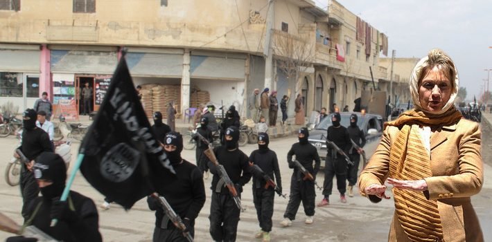 Click to enlarge Hillary and ISIS