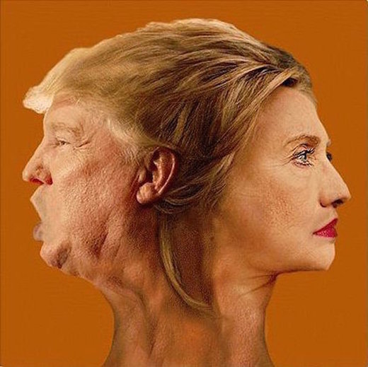 Trump Hillary mashup