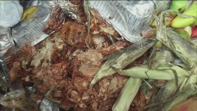 Click to enlarge food meant homeless destroyed