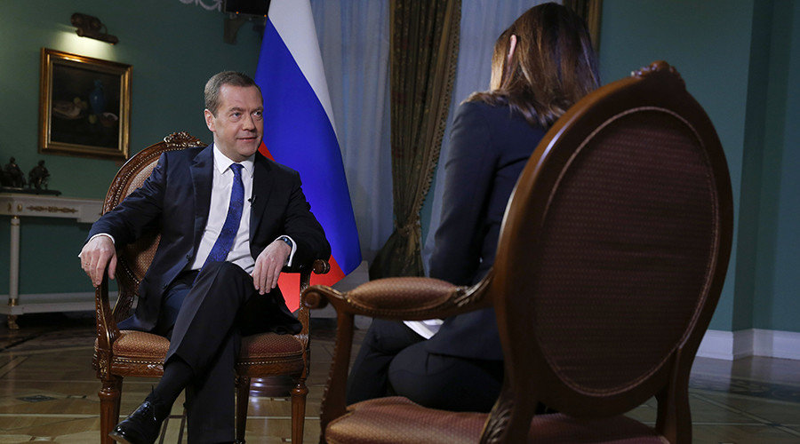 Russian Prime Minister Dmitry Medvedev
