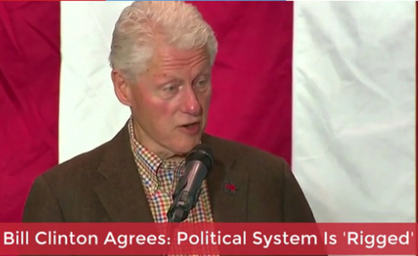 Bill Clinton leaked email politcal system rigged