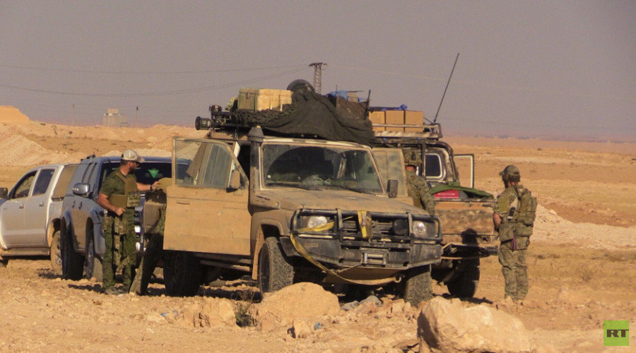 US troops near Raqqa, Syria