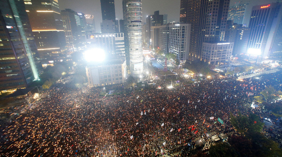 Click to enlarge South Korea protests