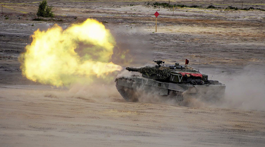 Units from NATO allied countries take part in the NATO Noble Jump 2015 exercises, part of testing and refinement of the Very High Readiness Joint Task Force (VJTF) in Swietoszow, Poland
