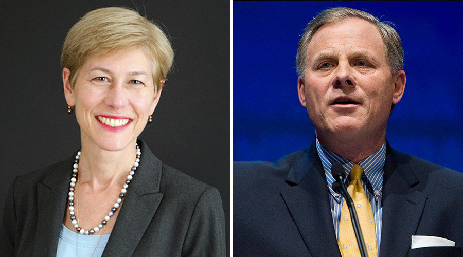 Click to enlarge Former state Representative Deborah Ross (D) vs. Senator Richard Burr (R, incumbent)