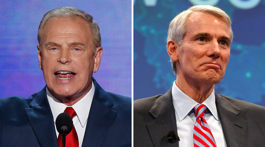 Click to enlarge Former Governor Ted Strickland (D) vs. Senator Rob Portman (R, incumbent)