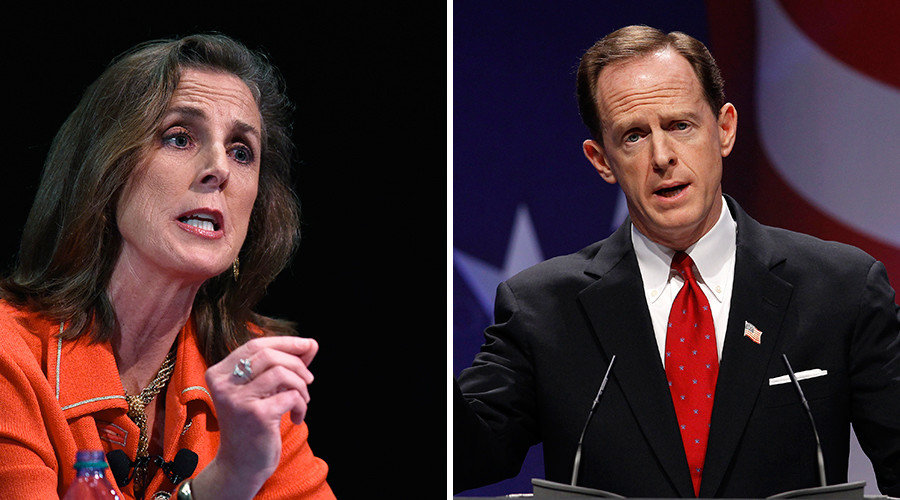 Click to enlarge Katie McGinty (D) vs. Senator Pat Toomey (R, incumbent)