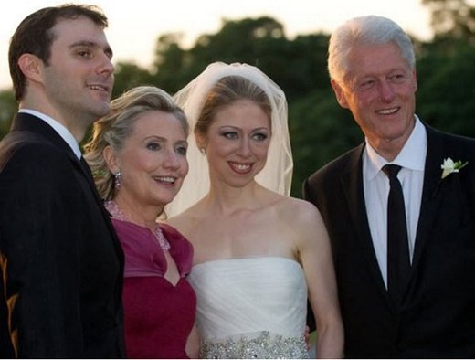 Click to enlarge clinton wedding