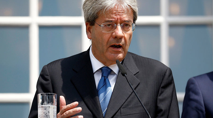 Italian Foreign Minister Paolo Gentiloni