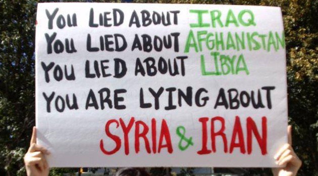 lied about Syria