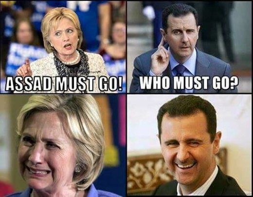 clinton assad meme