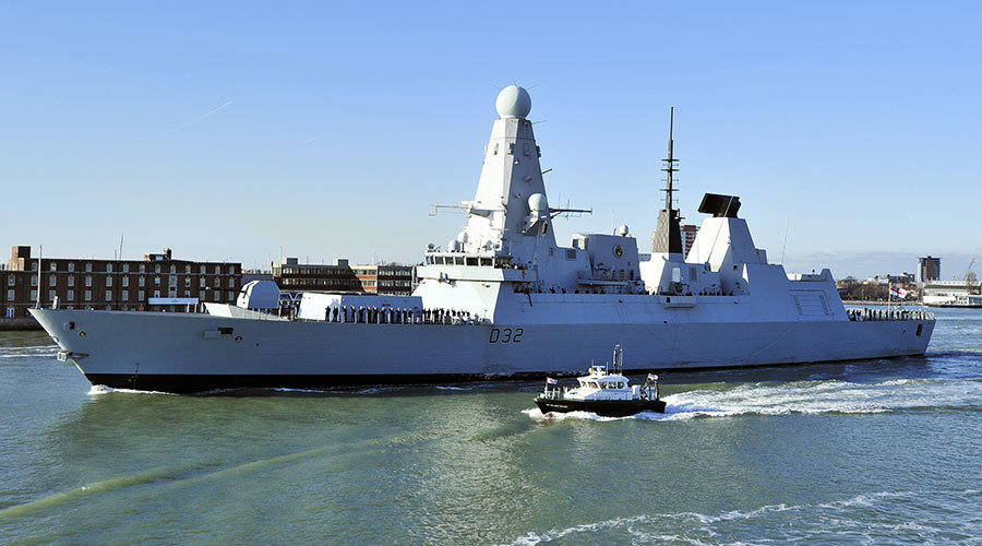 British Royal Navy destroyer HMS Daring