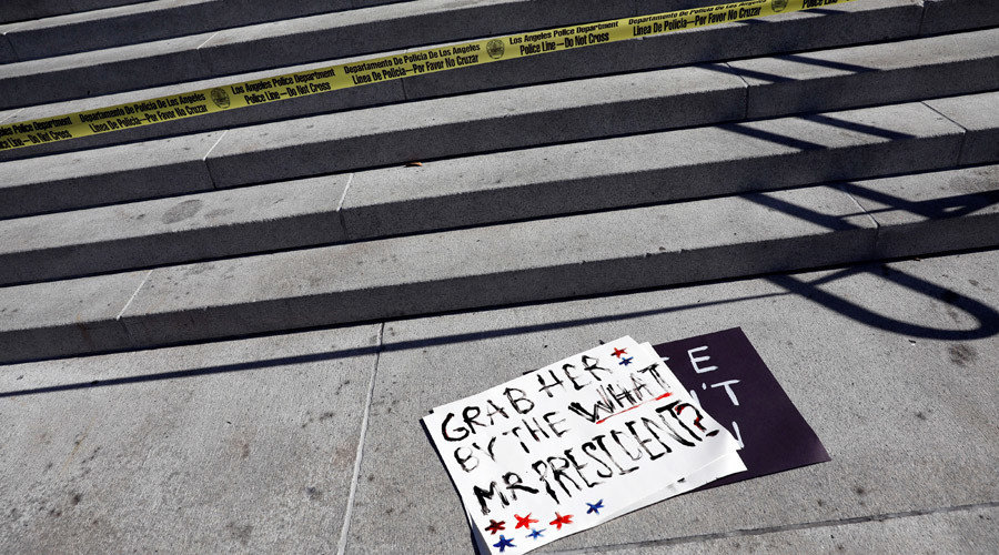 Anti-Trump sign
